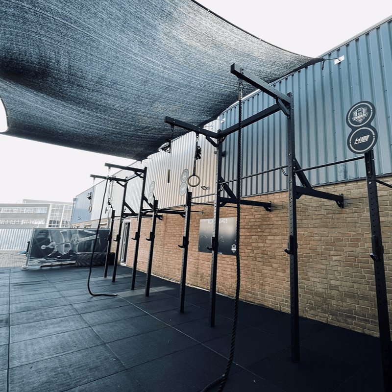 Rubber Outdoor 1m x 1m Outdoor Gym Tiles - 30mm