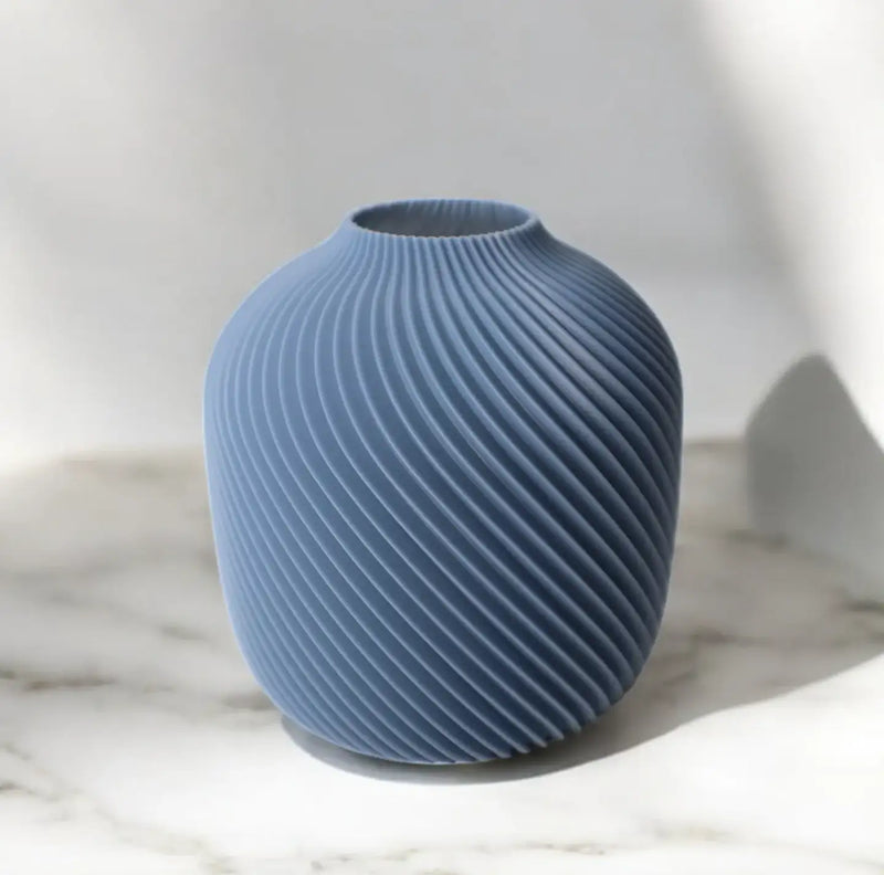 The Mac Vase – Bold Spiral 3D Printed Decor