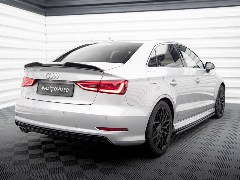 Maxton Design - Spoiler CAP 3D Audi A3 / A3 S-Line / S3 / RS3 Sedan 8V