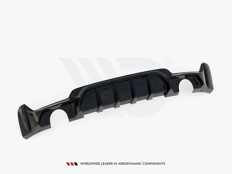 Maxton Design - REAR VALANCE BMW 4 COUPE / GRAN COUPE / CABRIO M-PACK F32 / F36 / F33 (VERSION WITH EXHAUST ON BOTH SIDES)