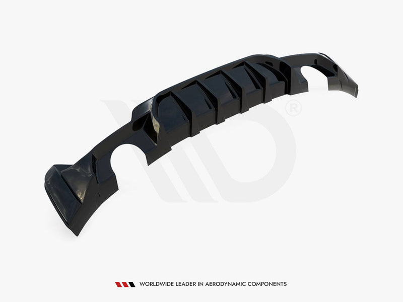 Maxton Design - REAR VALANCE BMW 4 COUPE / GRAN COUPE / CABRIO M-PACK F32 / F36 / F33 (VERSION WITH EXHAUST ON BOTH SIDES)