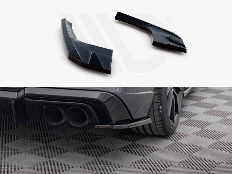 Maxton Design - Rear Side Splitters V.2 Audi S3 / A3 S-Line Sportback 8V Facelift