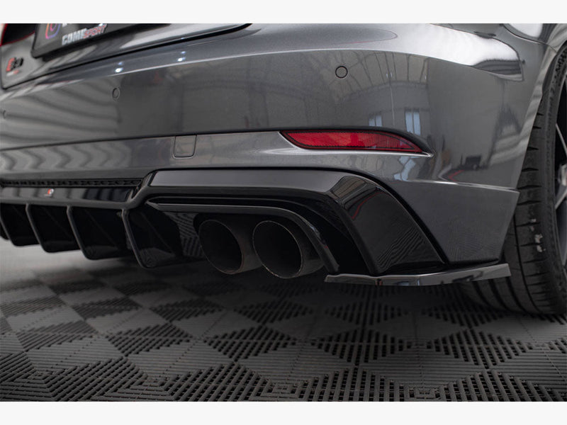 Maxton Design - Rear Side Splitters V.2 Audi S3 / A3 S-Line Sportback 8V Facelift