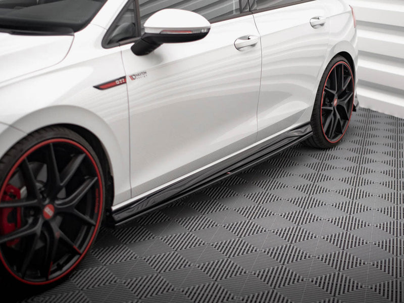 Maxton Design - Side Skirts Diffusers V.4 Volkswagen Golf GTI / GTE / GTI Clubsport / R-Line Mk8