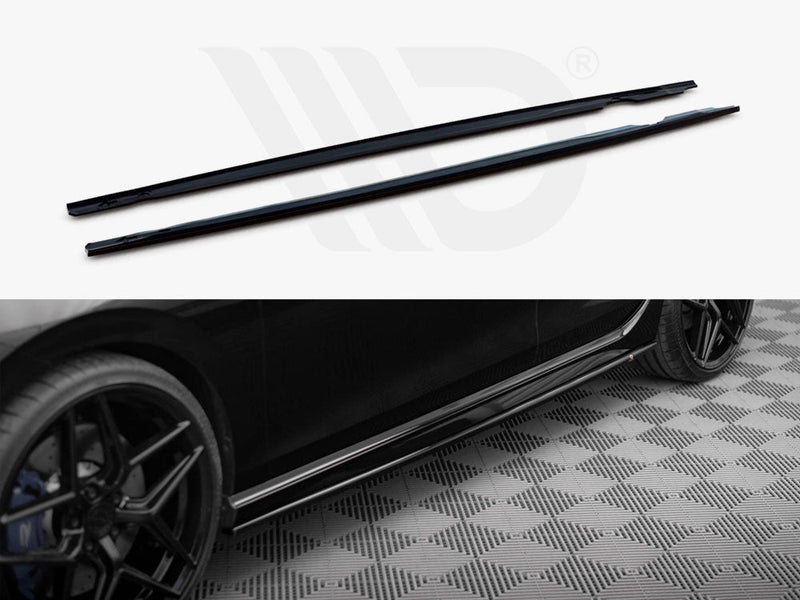 Maxton Design - SIDE SKIRTS DIFFUSERS V.3 VW GOLF R MK8 (2020-)