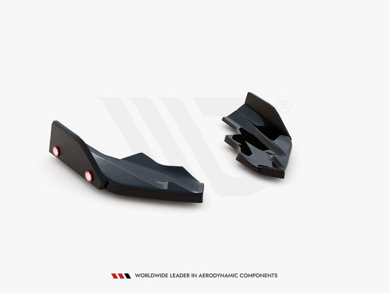 Maxton Design - Rear Side Splitters V.6 + Flaps Volkswagen Golf R Mk8