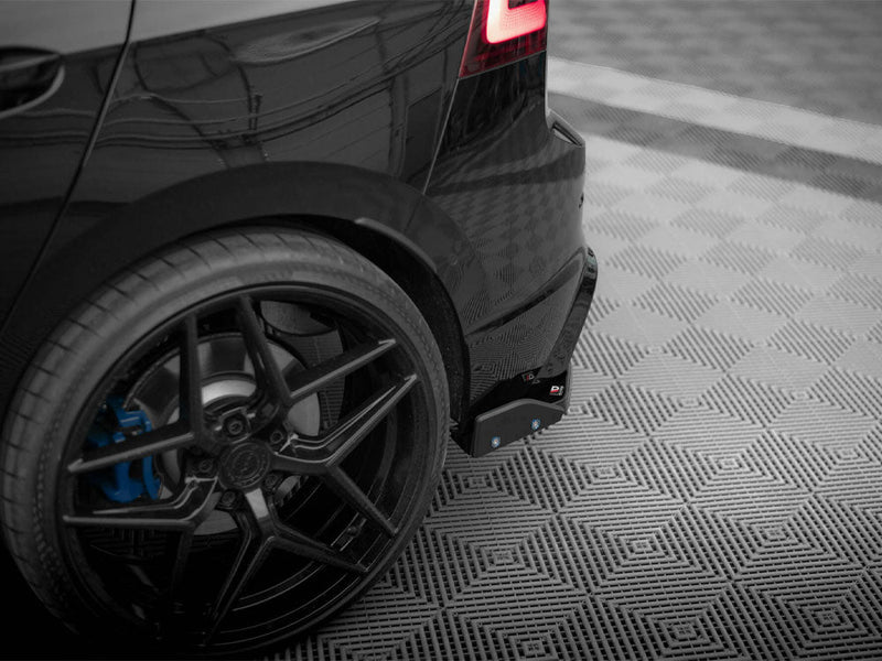 Maxton Design - Rear Side Splitters V.6 + Flaps Volkswagen Golf R Mk8