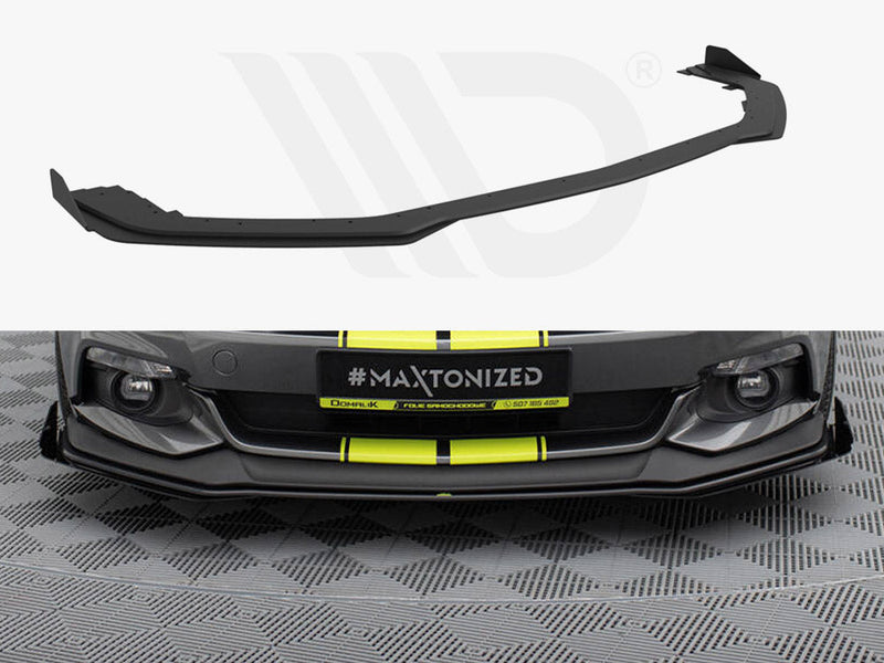 Maxton Design - Street PRO Front Splitter + Flaps Ford Mustang GT Mk6