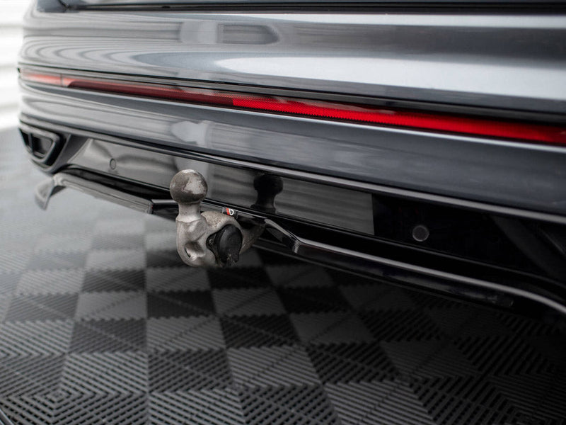 Maxton Design - Rear Splitter (Vertical Bars) Volkswagen Tiguan Allspace R-Line Mk2 Facelift