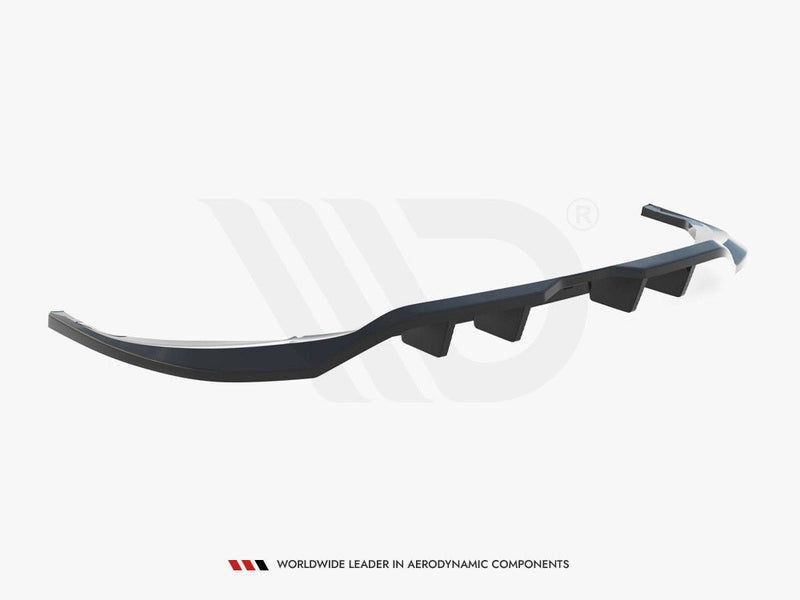 Maxton Design - Rear Splitter (Vertical Bars) Volkswagen Tiguan Allspace R-Line Mk2 Facelift