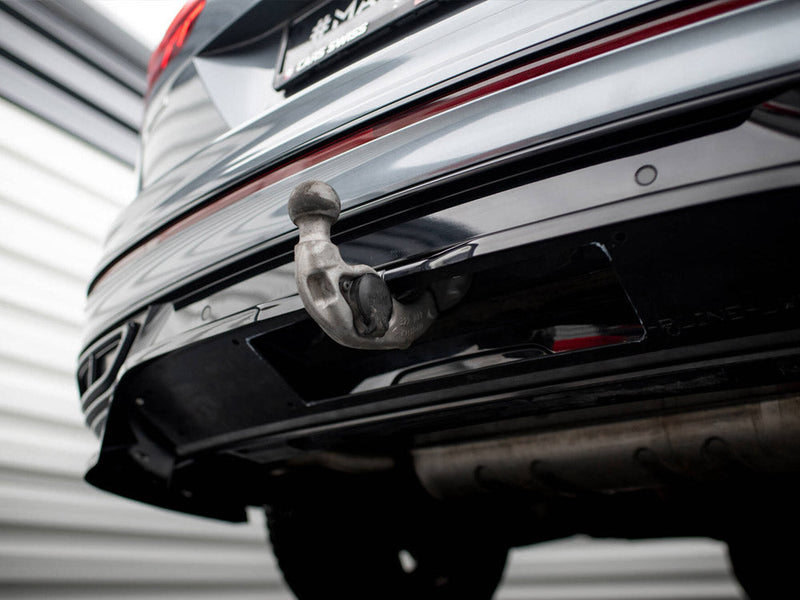 Maxton Design - Rear Splitter (Vertical Bars) Volkswagen Tiguan Allspace R-Line Mk2 Facelift