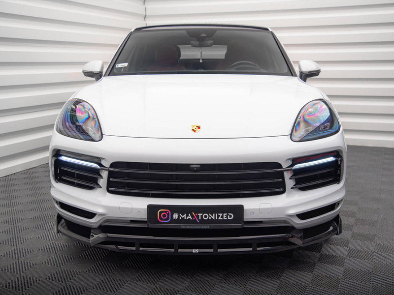 Maxton Design - Front Splitter Porsche Cayenne Coupe / SUV Mk3