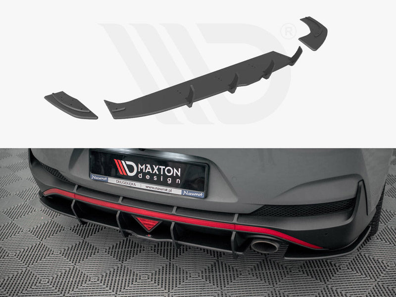 Maxton Design - Street PRO Rear Diffuser Hyundai I30 Fastback N-Line Mk3 Facelift