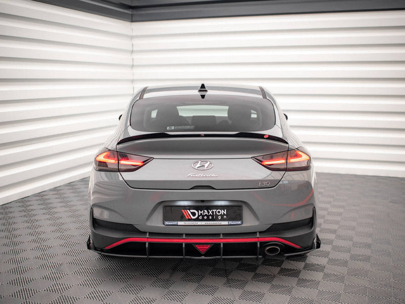 Maxton Design - Street PRO Rear Diffuser + Flaps Hyundai I30 Fastback N-Line Mk3 Facelift