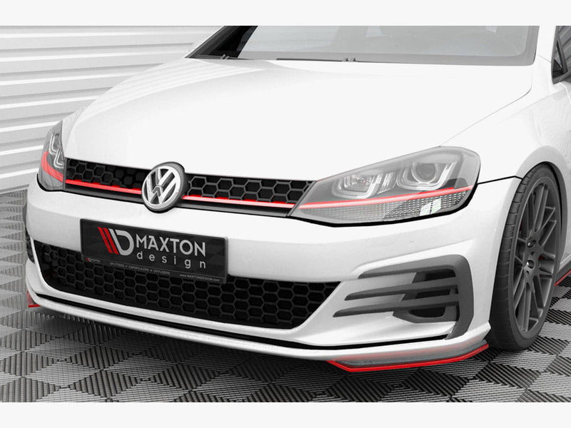 Maxton Design - Front Side Splitters Volkswagen Golf GTI / GTD Mk7 Facelift
