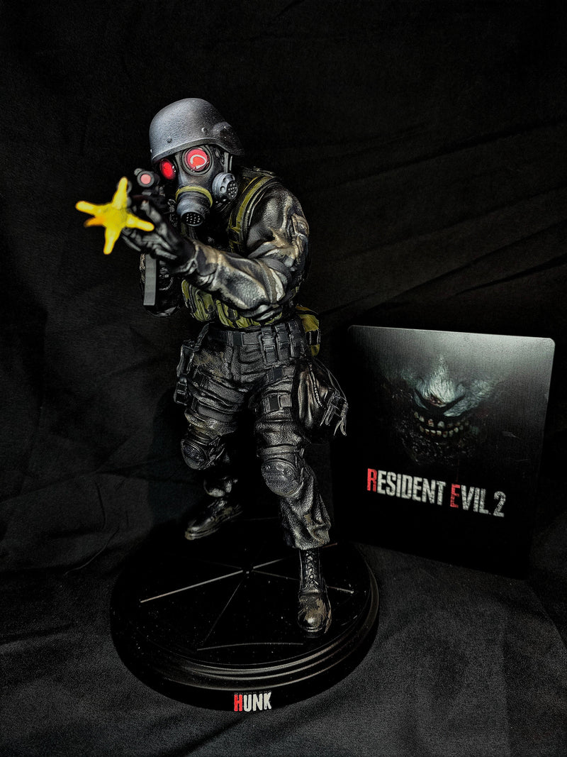 Hunk Resident Evil 2 1/6 Figure with removable muzzle flash
