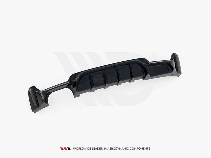 Maxton Design - REAR VALANCE BMW 4 COUPE / GRAN COUPE / CABRIO M-PACK F32 / F36 / F33 (VERSION WITH EXHAUST ON ONE SIDE)