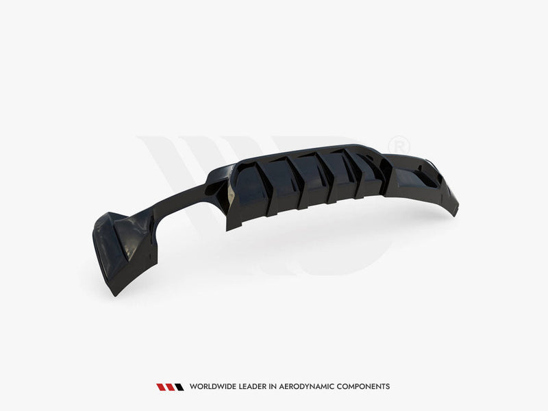 Maxton Design - REAR VALANCE BMW 4 COUPE / GRAN COUPE / CABRIO M-PACK F32 / F36 / F33 (VERSION WITH EXHAUST ON ONE SIDE)