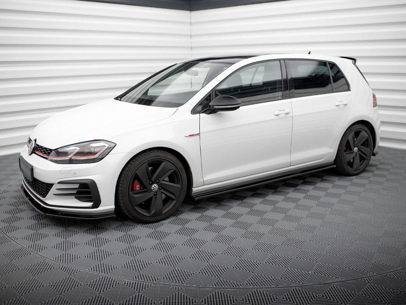 Maxton Design - Side Skirt Diffusers V.1 Volkswagen Golf GTI / GTD Mk7 / Mk7 Facelift (wide)