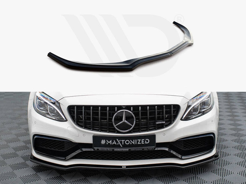 Maxton Design - Front Splitter V.1 Mercedes-AMG C63 Sedan / Estate W205 / S205