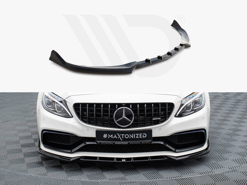 Maxton Design - Front Splitter V.2 Mercedes-AMG C63 Sedan / Estate W205 / S205
