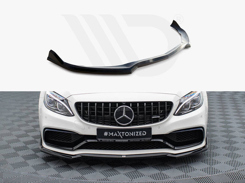 Maxton Design - Front Splitter V.3 Mercedes-AMG C63 Sedan / Estate W205 / S205
