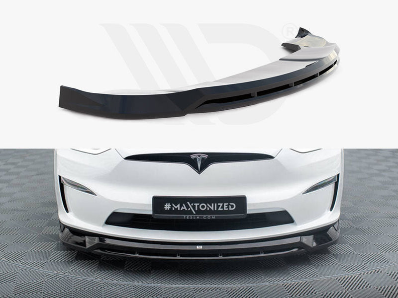 Maxton Design - FRONT SPLITTER V.1 TESLA MODEL X MK1 FACELIFT