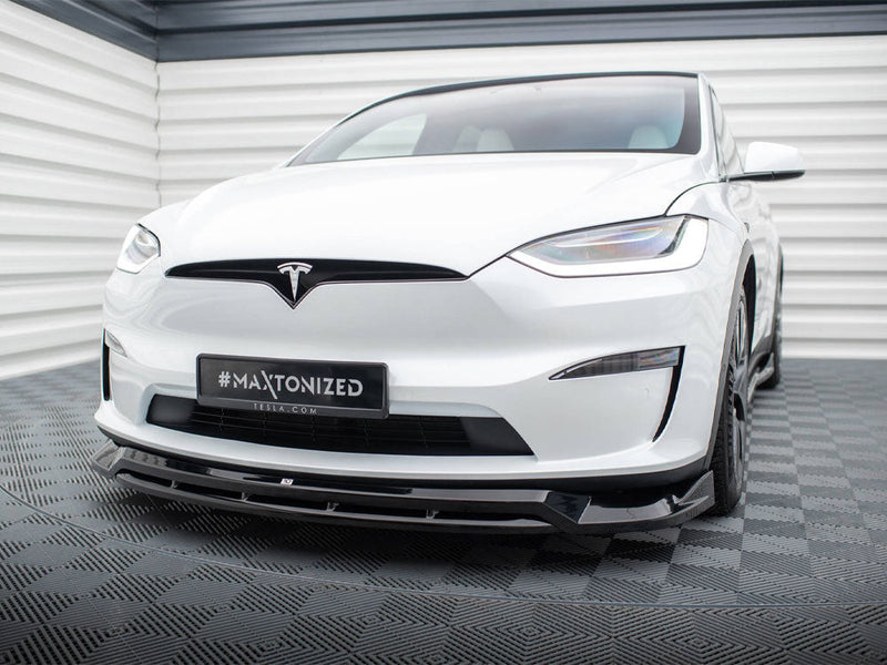 Maxton Design - FRONT SPLITTER V.1 TESLA MODEL X MK1 FACELIFT