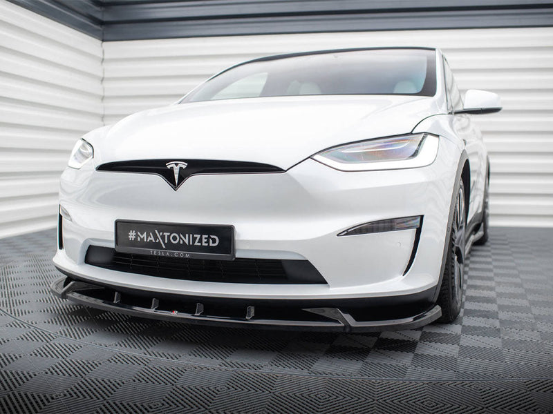 Maxton Design - FRONT SPLITTER V.2 TESLA MODEL X MK1 FACELIFT