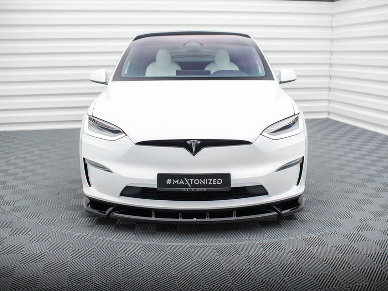 Maxton Design - FRONT SPLITTER V.2 TESLA MODEL X MK1 FACELIFT