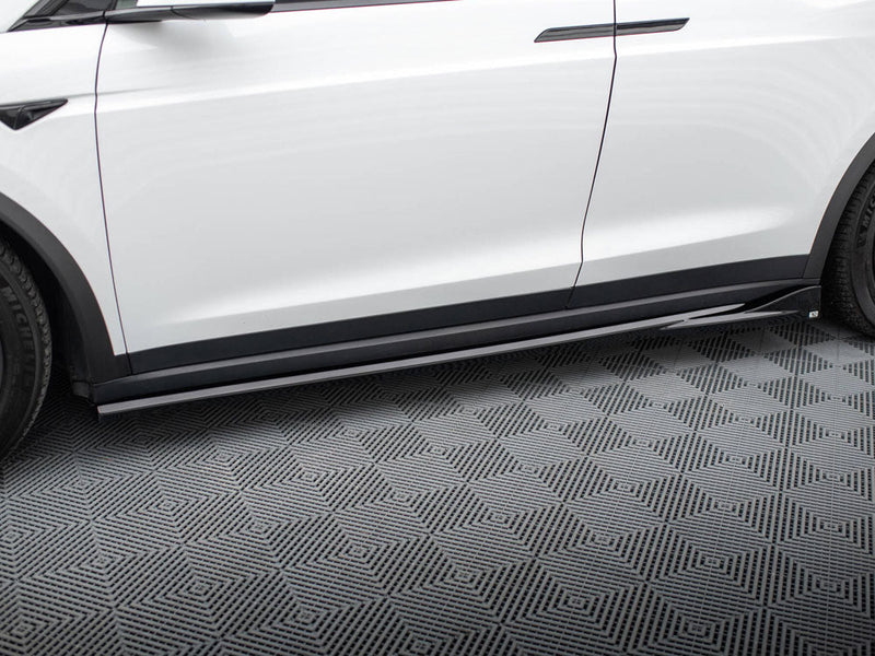 Maxton Design - SIDE SKIRTS DIFFUSERS TESLA MODEL X MK1 FACELIFT