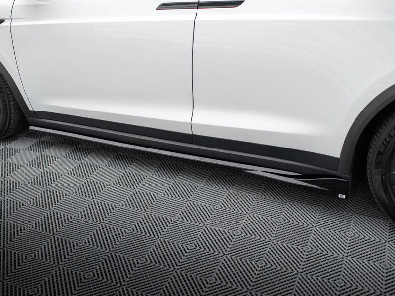 Maxton Design - SIDE SKIRTS DIFFUSERS TESLA MODEL X MK1 FACELIFT