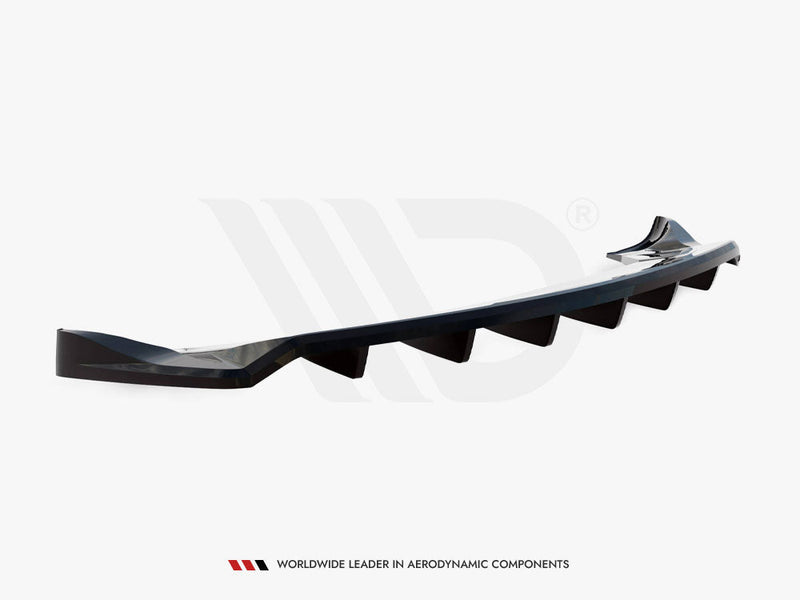 Maxton Design - CENTRAL REAR SPLITTER (VERTICAL BARS) TESLA MODEL X MK1 FACELIFT
