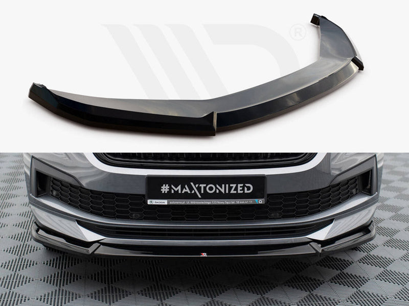 Maxton Design - FRONT SPLITTER V.1 SKODA KODIAQ SPORTLINE MK1 FACELIFT