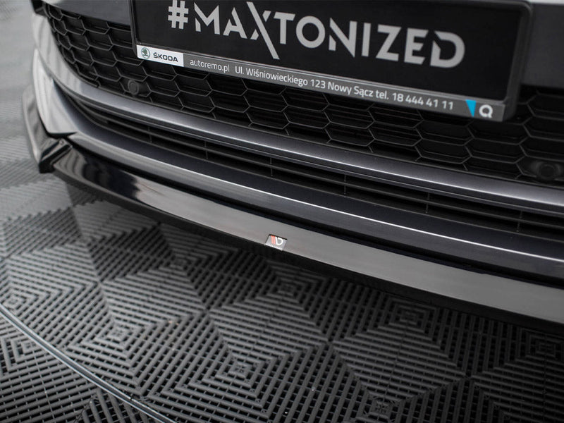 Maxton Design - FRONT SPLITTER V.1 SKODA KODIAQ SPORTLINE MK1 FACELIFT