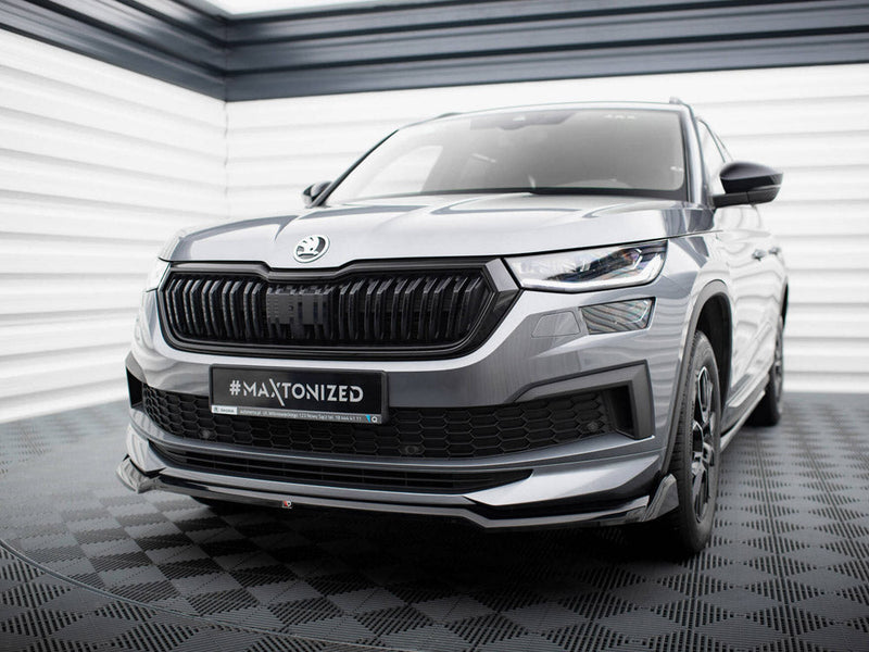 Maxton Design - FRONT SPLITTER V.2 SKODA KODIAQ SPORTLINE MK1 FACELIFT