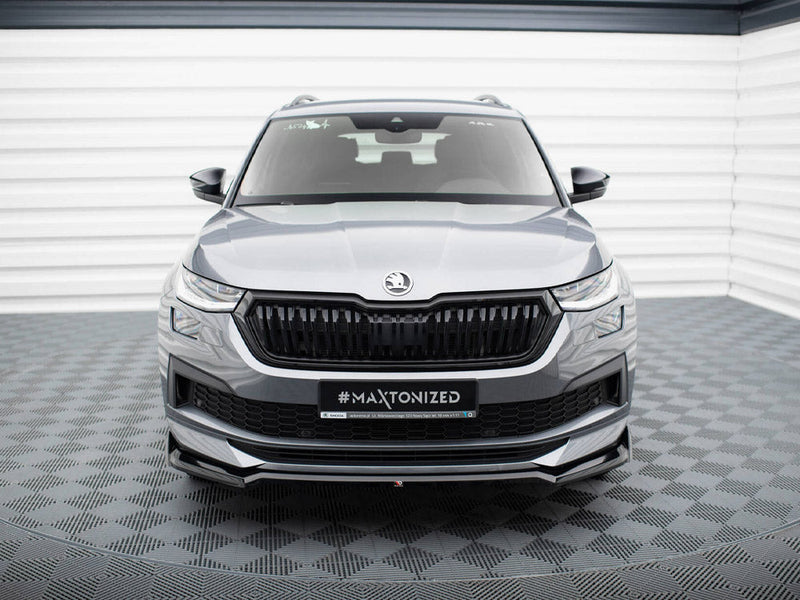 Maxton Design - FRONT SPLITTER V.2 SKODA KODIAQ SPORTLINE MK1 FACELIFT