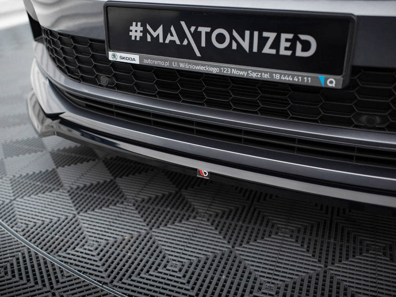 Maxton Design - FRONT SPLITTER V.2 SKODA KODIAQ SPORTLINE MK1 FACELIFT