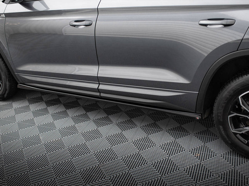 Maxton Design - SIDE SKIRTS DIFFUSERS SKODA KODIAQ SPORTLINE MK1 FACELIFT