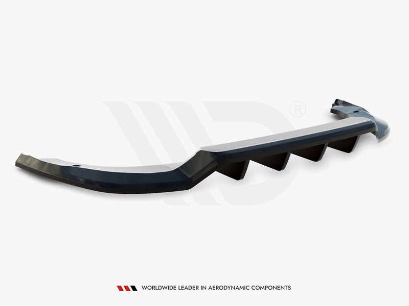 Maxton Design - CENTRAL REAR SPLITTER (VERTICAL BARS) SKODA KODIAQ SPORTLINE MK1 FACELIFT