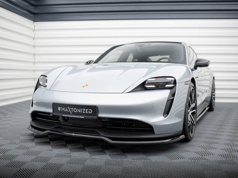 Maxton Design - FRONT SPLITTER PORSCHE TAYCAN / TAYCAN 4 / TAYCAN 4S / TAYCAN GTS MK1