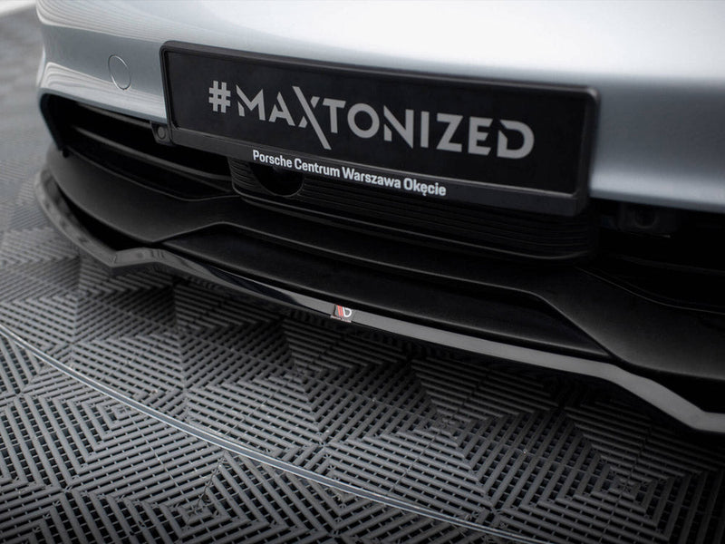 Maxton Design - FRONT SPLITTER PORSCHE TAYCAN / TAYCAN 4 / TAYCAN 4S / TAYCAN GTS MK1