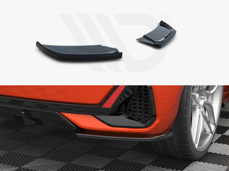 Maxton Design - REAR SIDE SPLITTERS V.2 AUDI A1 S-LINE GB