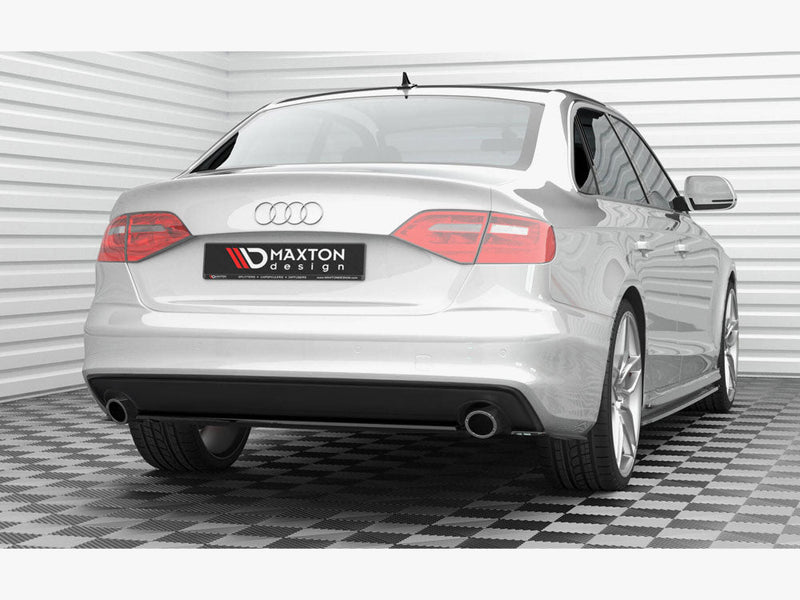 Maxton Design - CENTRAL REAR SPLITTER AUDI A4 S-LINE B8 FACELIFT