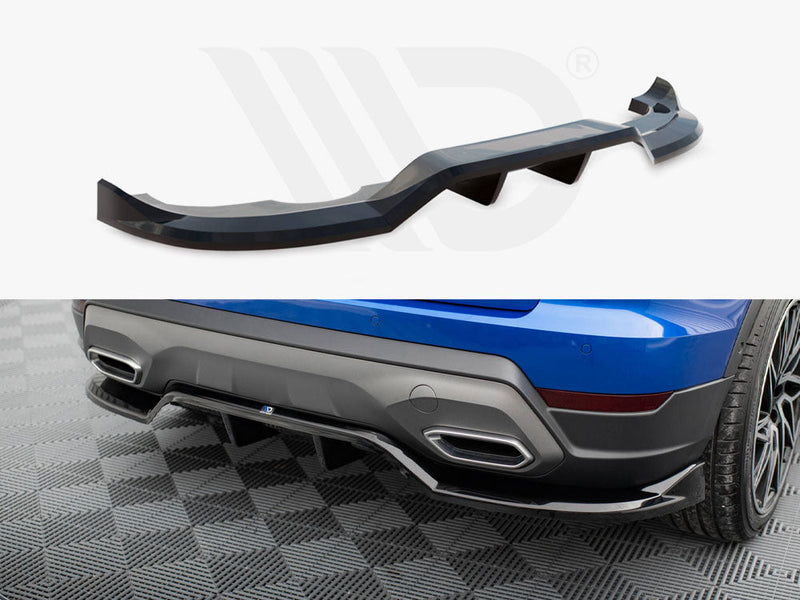 Maxton Design - CENTRAL REAR SPLITTER (VERTICAL BARS) SEAT ARONA FR MK1 FACELIFT