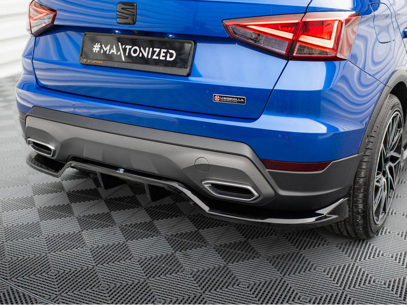 Maxton Design - CENTRAL REAR SPLITTER (VERTICAL BARS) SEAT ARONA FR MK1 FACELIFT