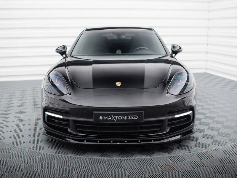 Maxton Design - FRONT SPLITTER V.1 PORSCHE PANAMERA E-HYBRID 971