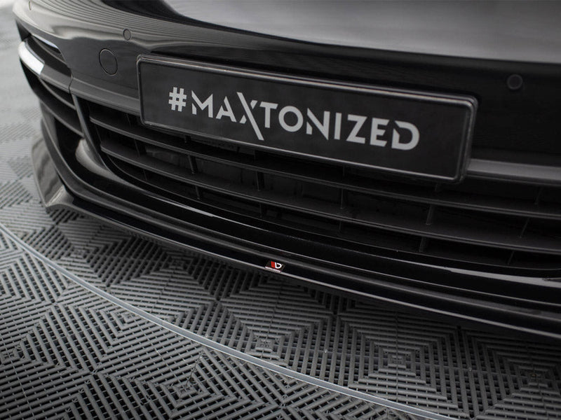 Maxton Design - FRONT SPLITTER V.2 PORSCHE PANAMERA E-HYBRID 971