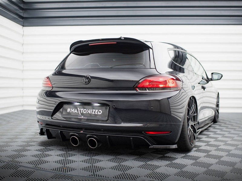 Maxton Design - REAR VALANCE V.2 VOLKSWAGEN SCIROCCO MK3 (R32 EXHAUST)