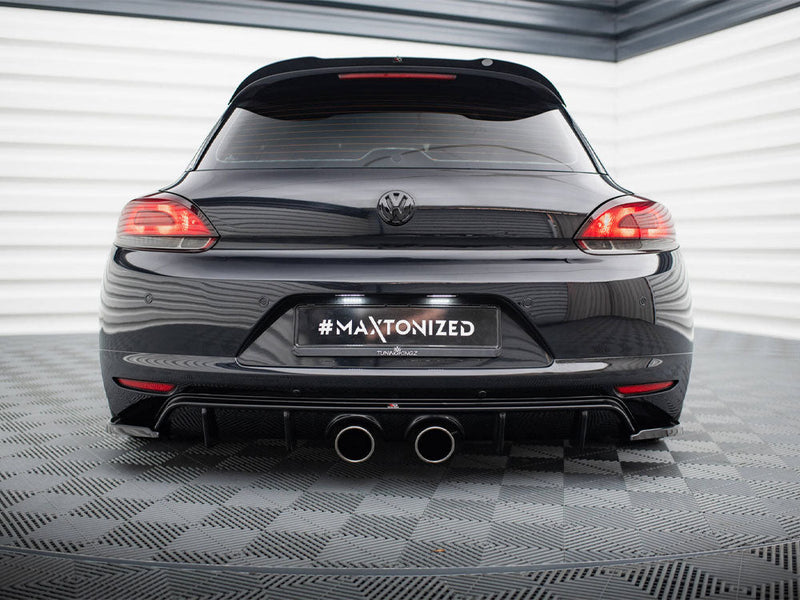 Maxton Design - REAR VALANCE V.2 VOLKSWAGEN SCIROCCO MK3 (R32 EXHAUST)